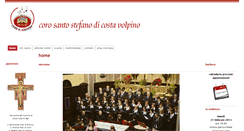 Desktop Screenshot of corosantostefanocostavolpino.com